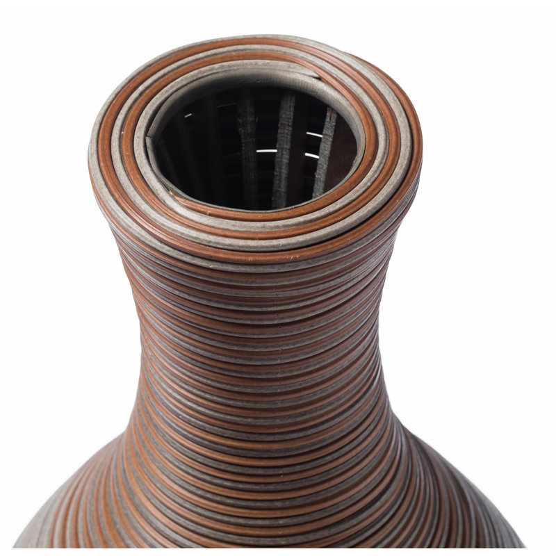 World Menagerie 39.25" Wood Floor Vase & Reviews Wayfair